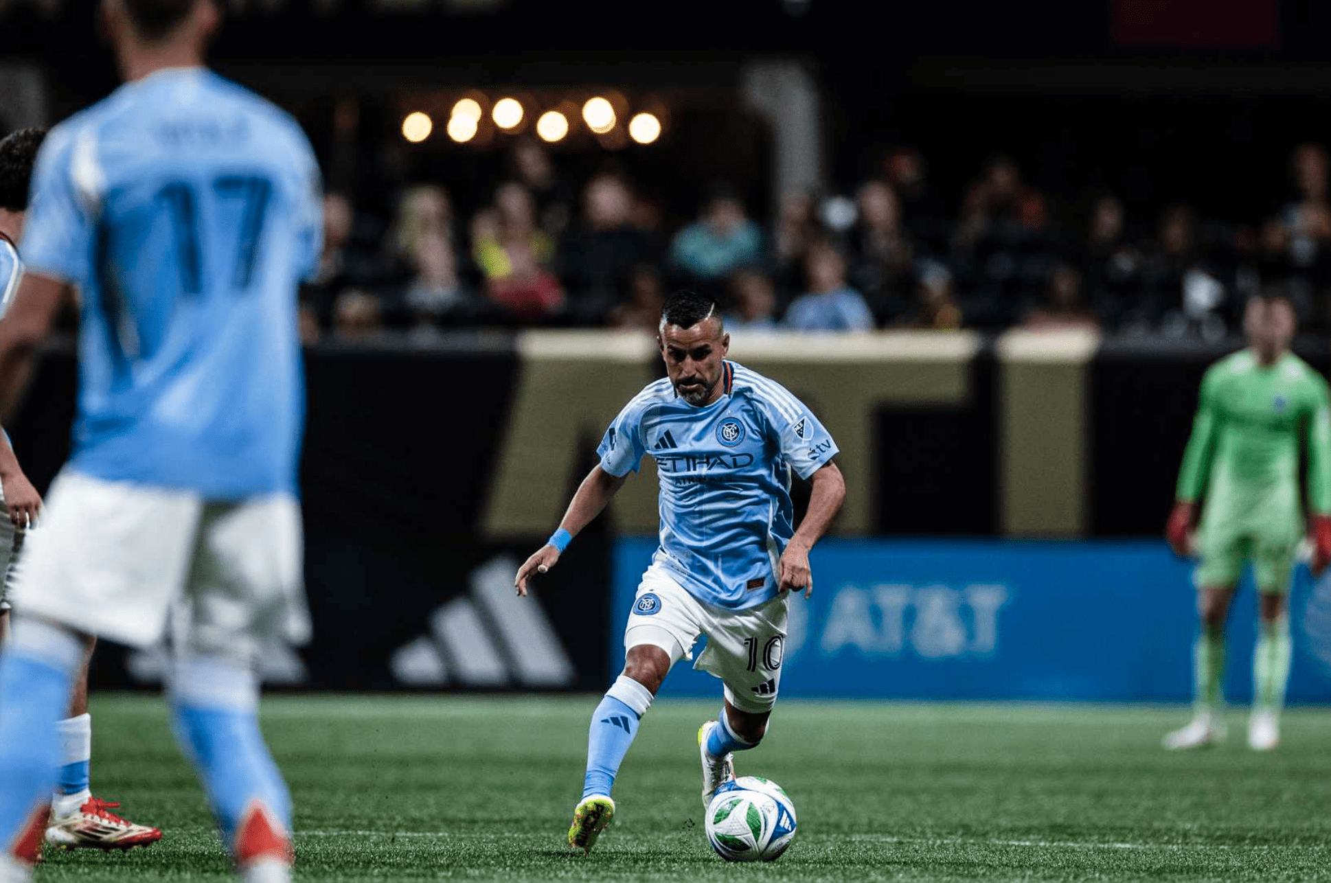 3/29/2025 Mercedes Benz Stadium Atlanta, GA. Maxi Morales Photo by NYCFC