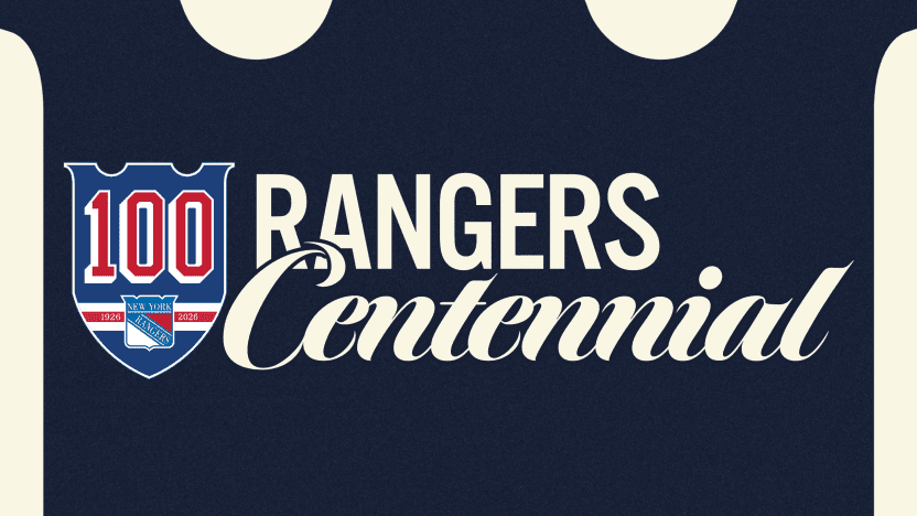 3/20/2025 NY Rangers unveil their Centennial logo. BY NY Rangers.