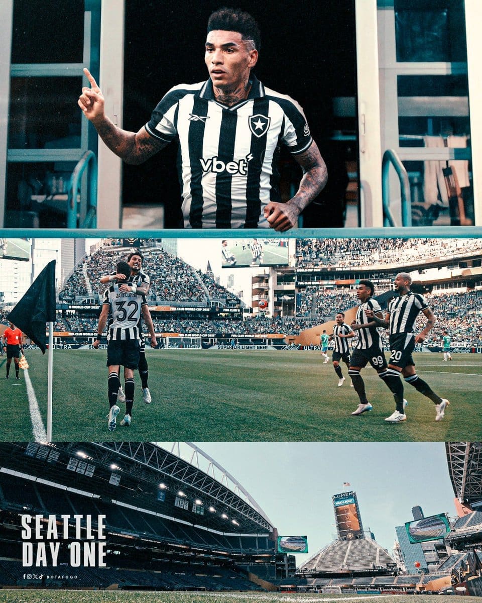 Botafogo F.R. Day one against Seattle's a wrap. Winning 2-1 over the sounders. Mandatory Credit: Botafogo