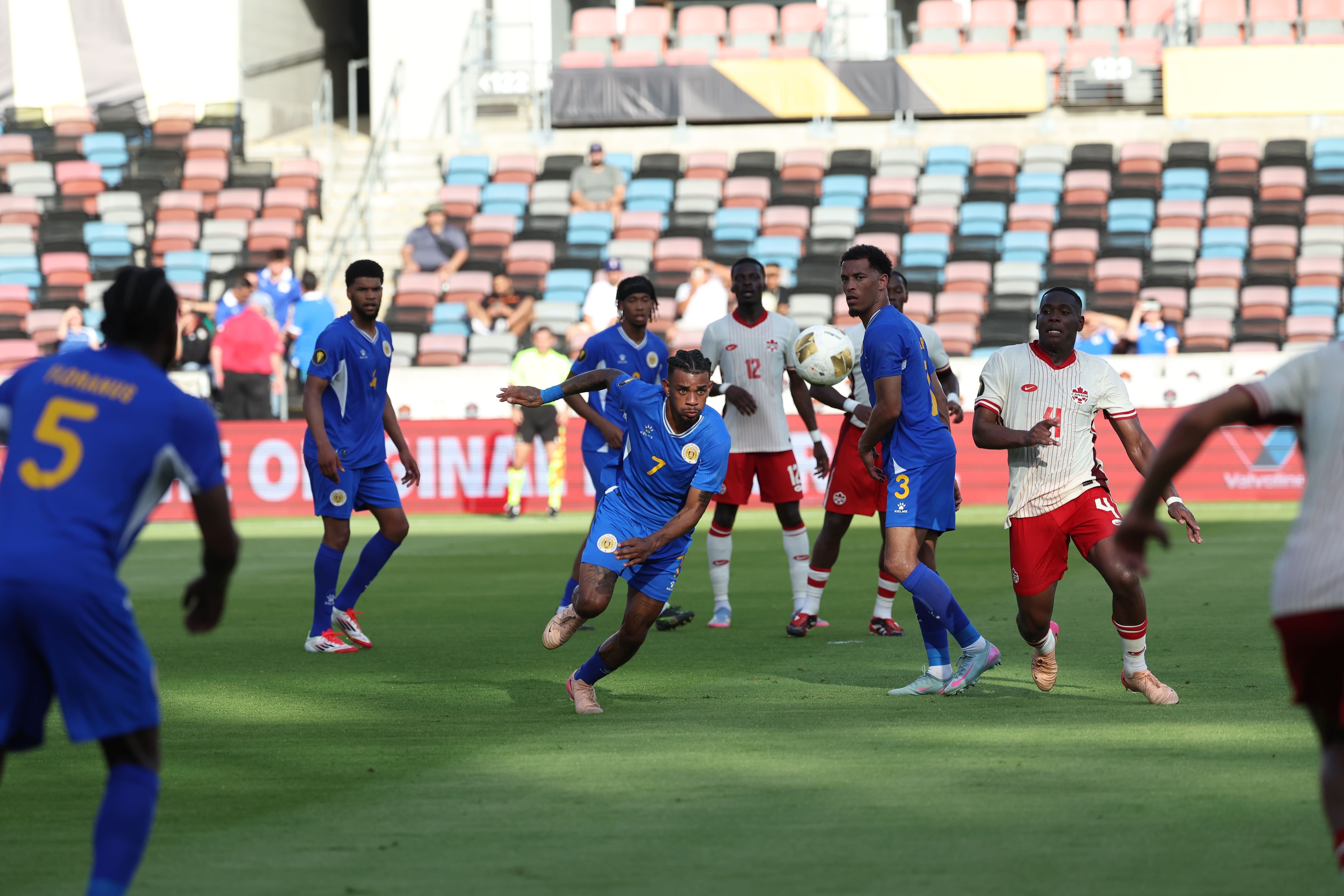 Jeremy Antonisse Scores the Equalizer in Second Half Stoppage Time Photo From Concacaf.Com