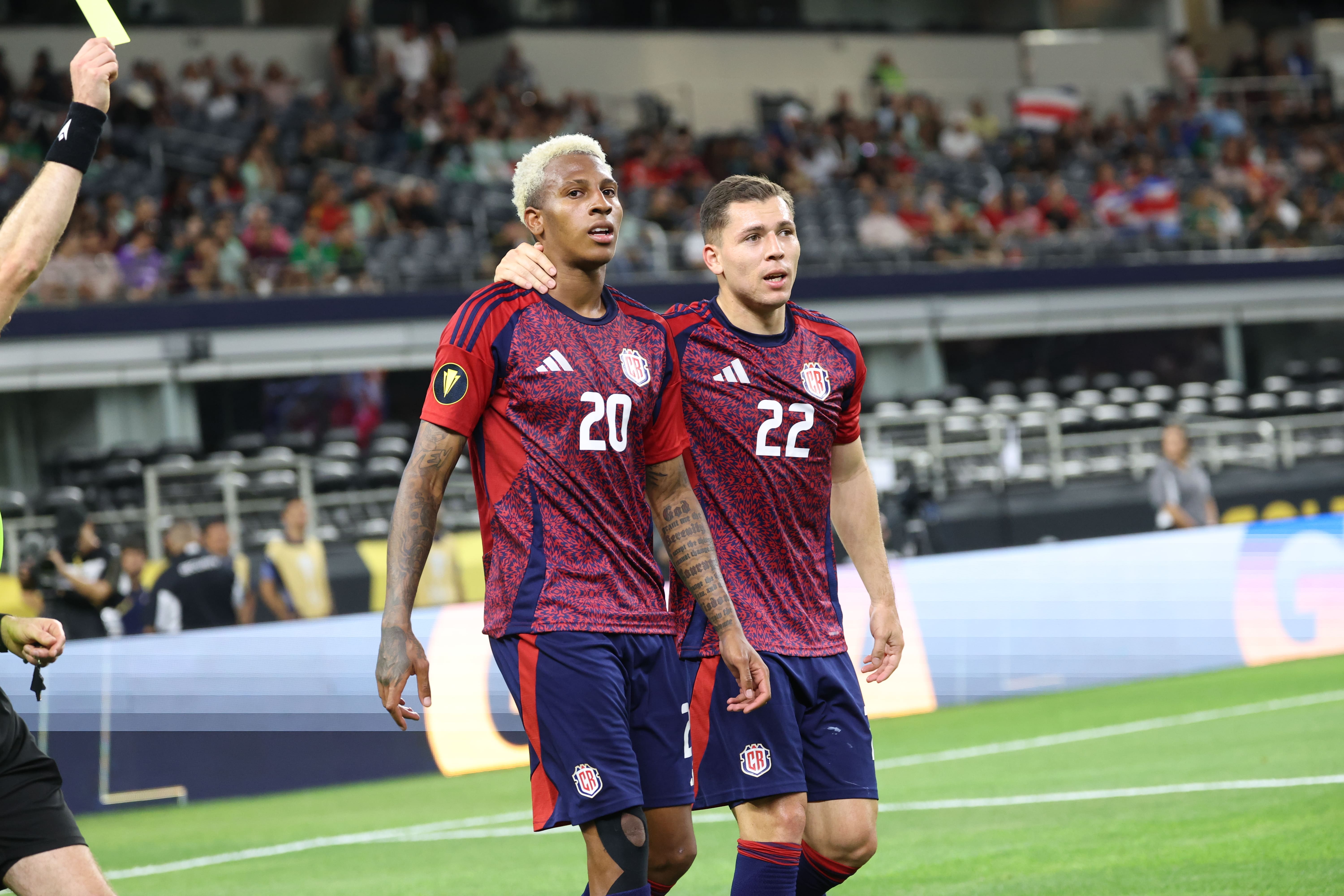 Josimer Alcocer after his goal to win the game Photo From Concacaf.com