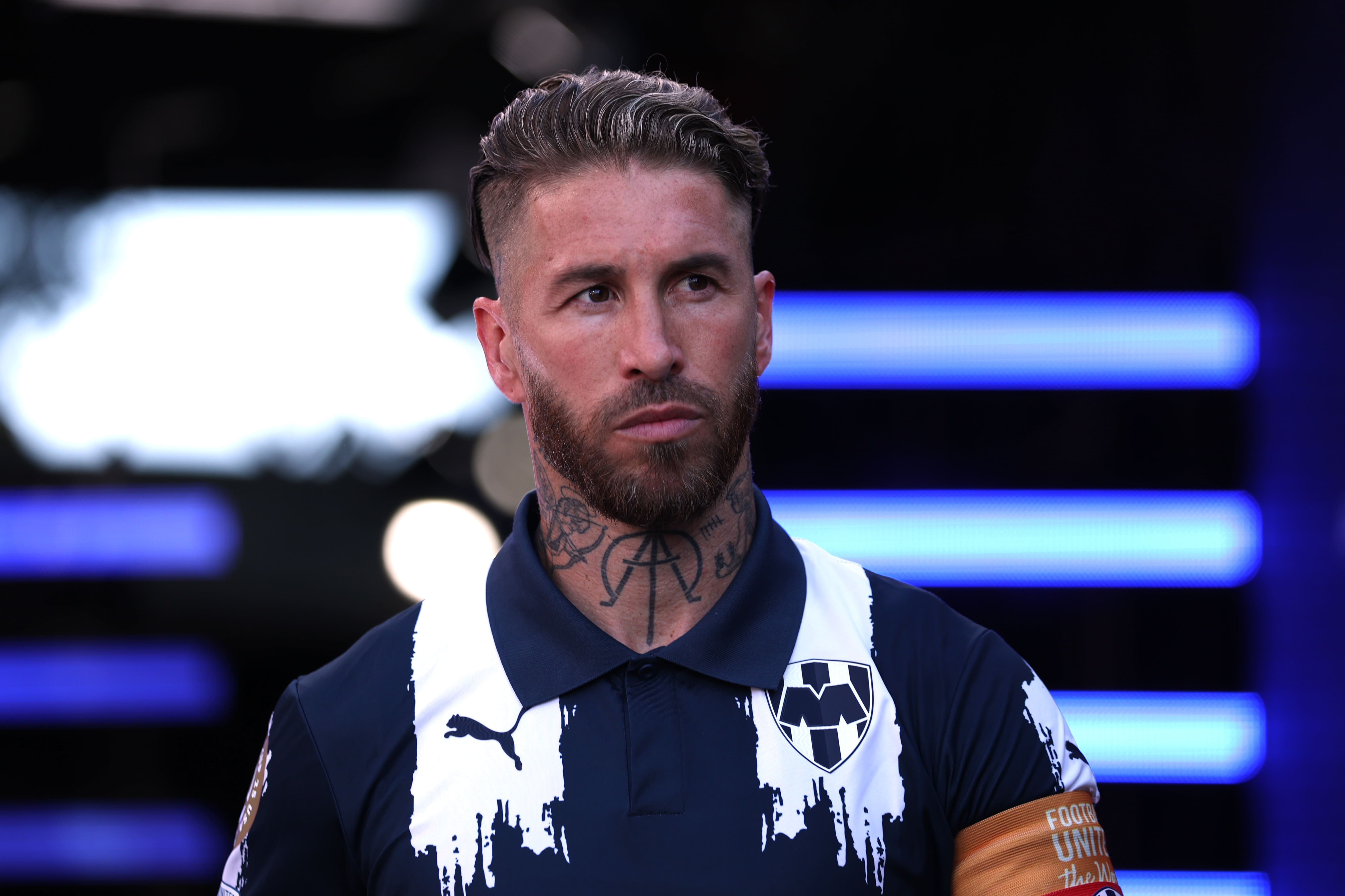PASADENA, CALIFORNIA - JUNE 17: Sergio Ramos #93 of CF Monterrey walks out of the tunnel prior to the FIFA Club World Cup 2025 group E match between CF Monterrey and FC Internazionale Milano at Rose Bowl Stadium on June 17, 2025 in Pasadena, California. (Photo by Alex Pantling - FIFA/FIFA via Getty Images)