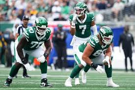 9/7/2025 MetLife Stadium, East Rutherford, NJ armand Membou against the Steelers Mandatory Credit: Yahoo Sports