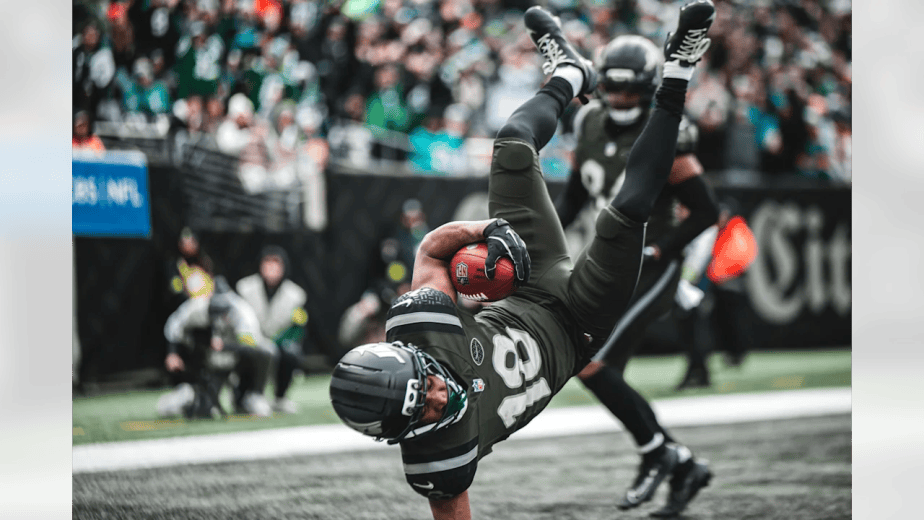 12/7/2025 MetLife Stadium, East Rutherford, NJ., Isaiah Williams 78yd Punt Return Touchdown Mandatory Credit: New York Jets