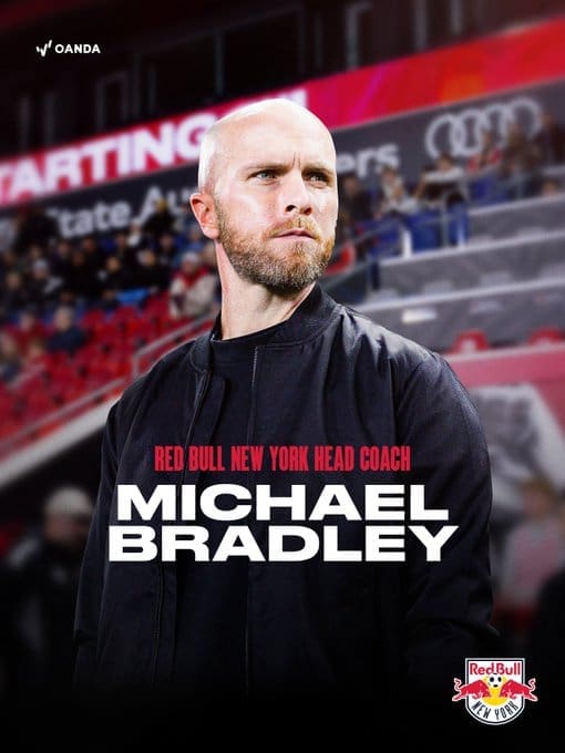 12/15/2025 Michael Bradley announced as the new head coach of the New York Red Bulls. Mandatory Credit: New York Red Bulls