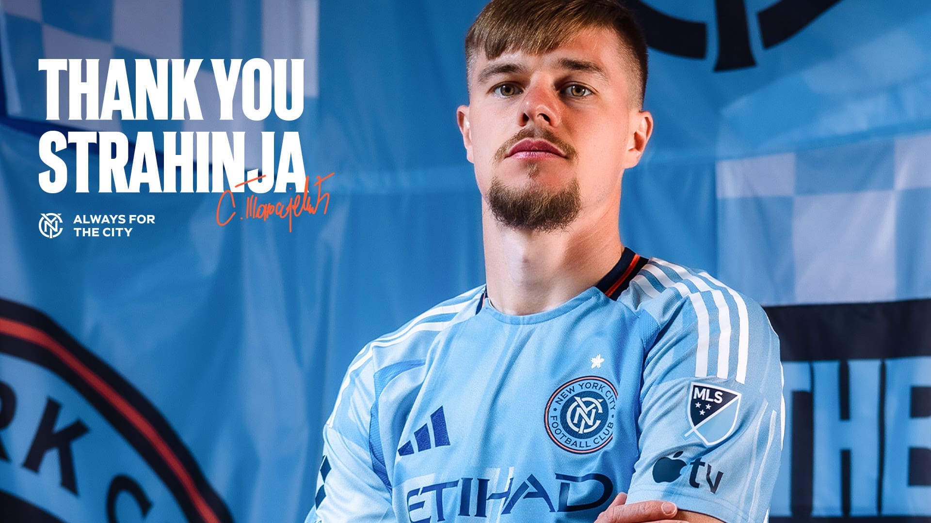 NYCFC Defender Strahinja Tanasijević Leaves Club After Two Seasons