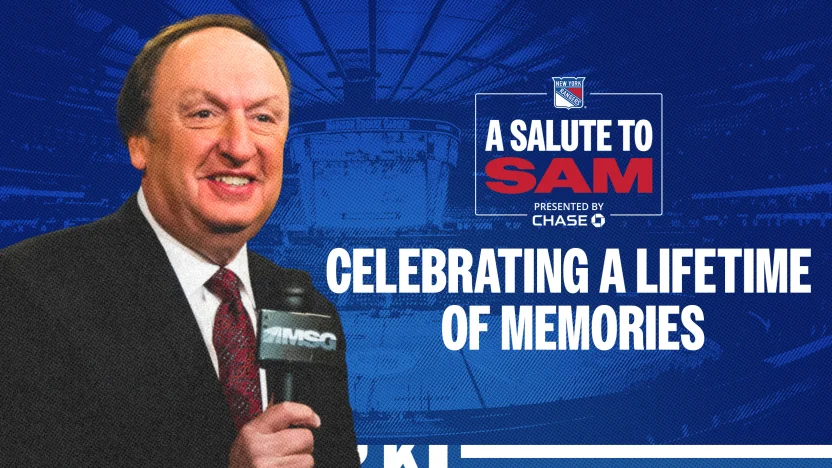 2/13/2025 NY Rangers Honoring Sam Rosen on March 22, 2025 Photo by ny