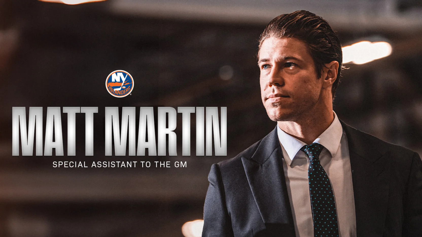 6/24/25 Elmont, NY Matt Martin announces retirement and new position in Islanders front office as Special Assistant to the General Manager. Mandatory Credit: New York Islanders