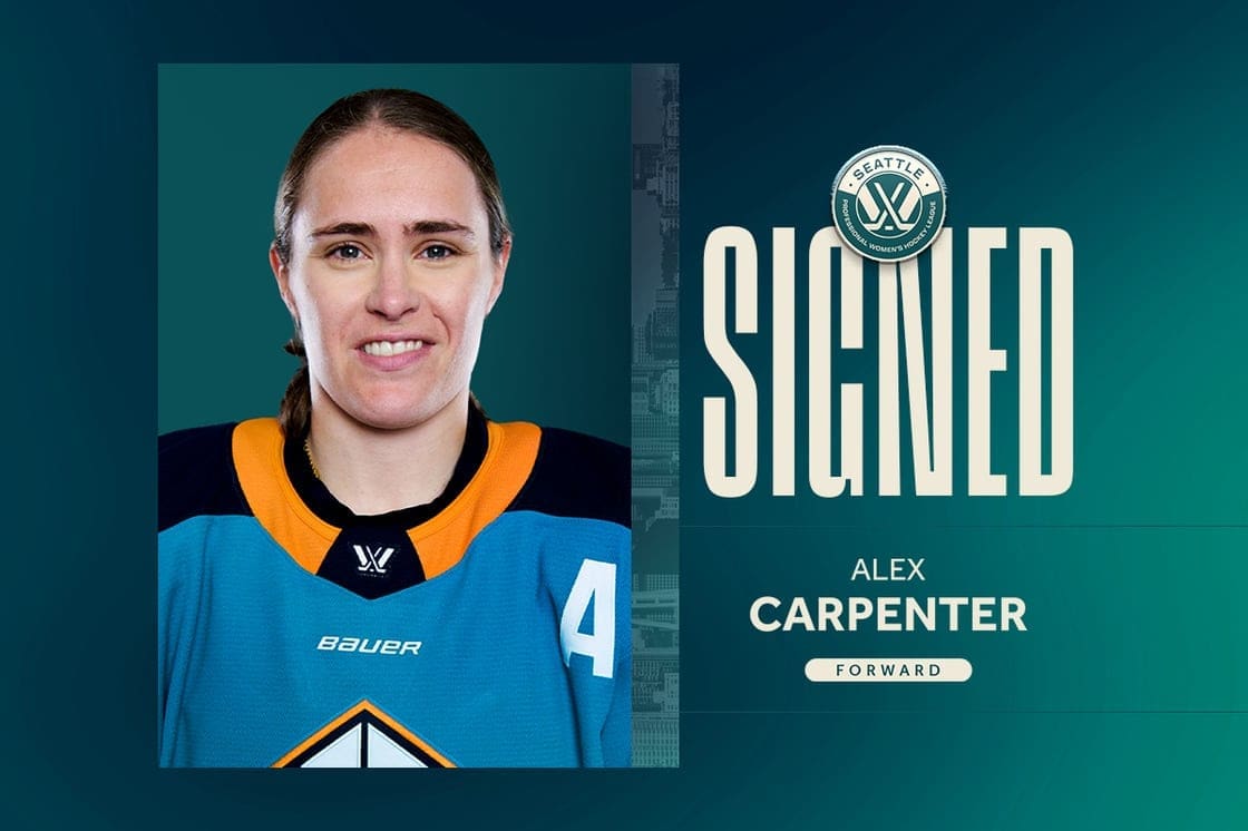 6/6/25 PWHL Seattle signs Alex Carpenter in the expansion signing period. Mandatory Credit: PWHL