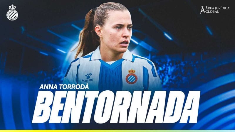 Anna Torrodà se incorpora al conjunto perico. Imagen: RCD Espanyol.