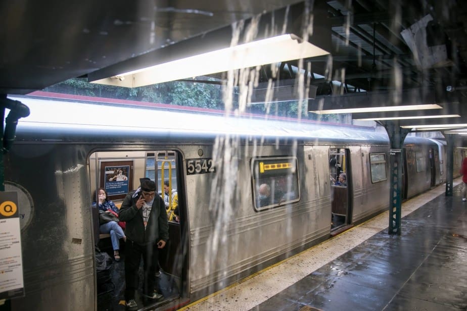 7/14/25 NYC Subways flooded after a massive rainstorm hit the area. Mandatory Credit: Getty Images