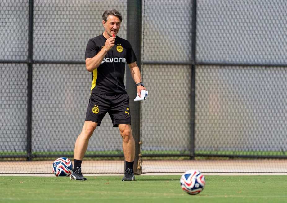 6/30/25 Kovac training before the big match. Mandatory Credit: Alexandre Simoes