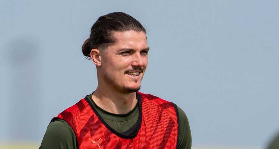 6/30/25 Sabitzer Training before the big match. Mandatory Credit: Alexandre Simoes