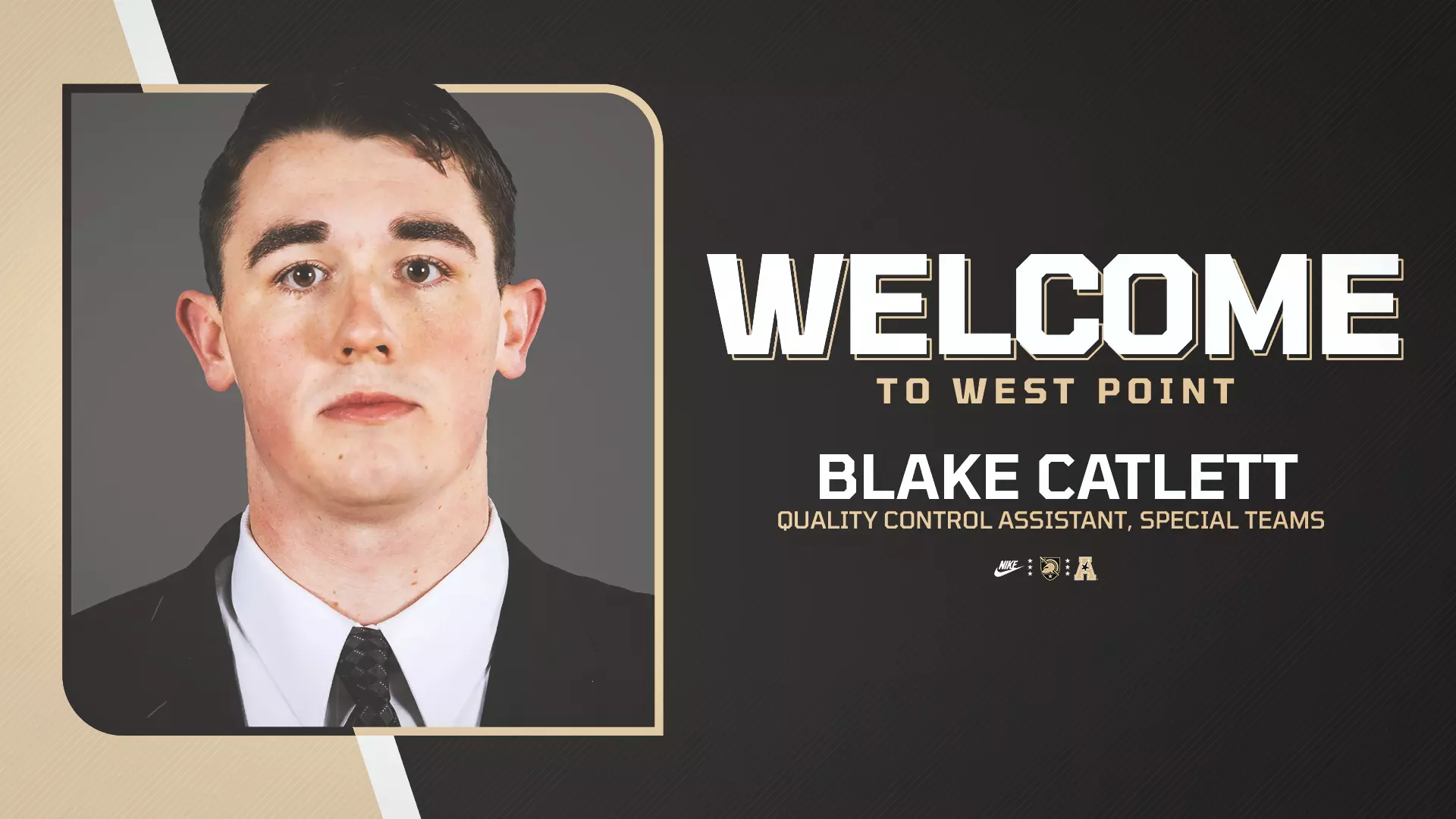 Army West Point Football Hires Blake Catlett as Special Teams Quality Control Assistant to Boost Black Knights’ Special-Teams Edge