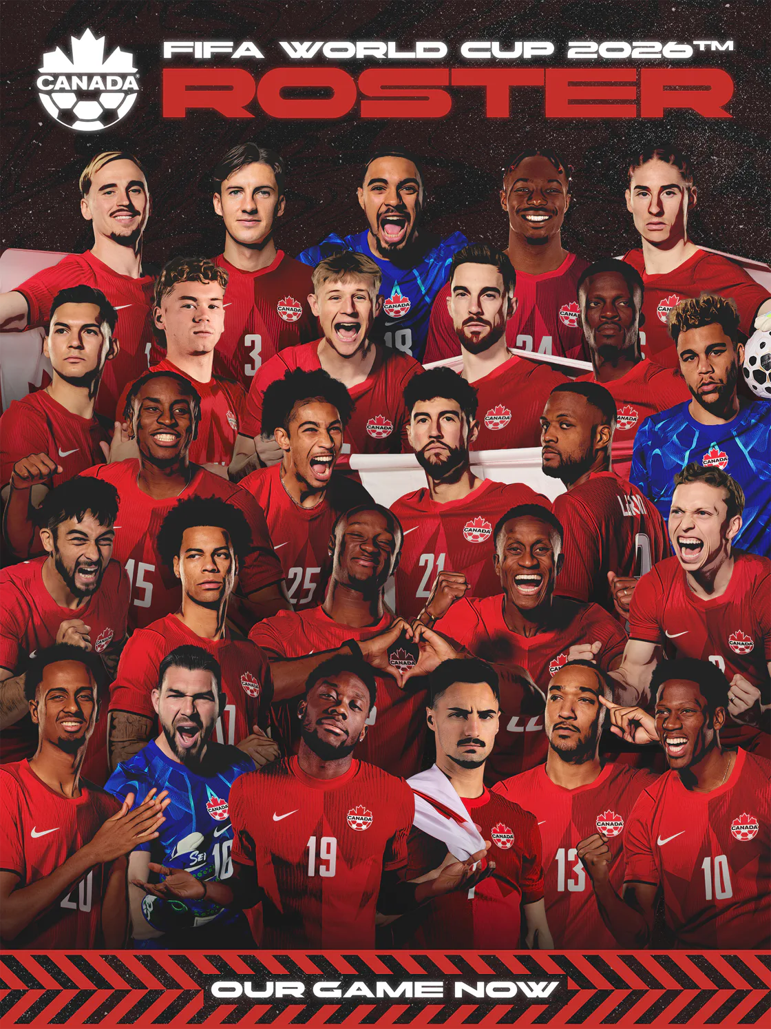 The 26 Canadians to the World Cup