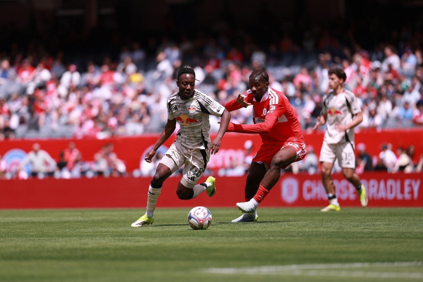 Ronald Donkor dribbling the ball
